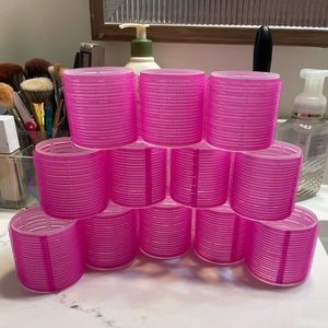 12 jumbo hair rollers